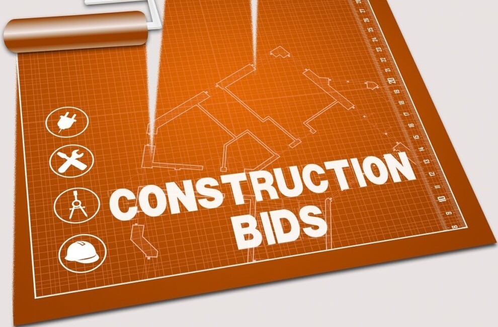 construction bid logo