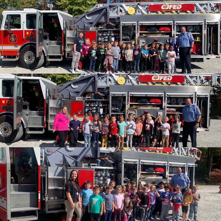 classes with fire truck